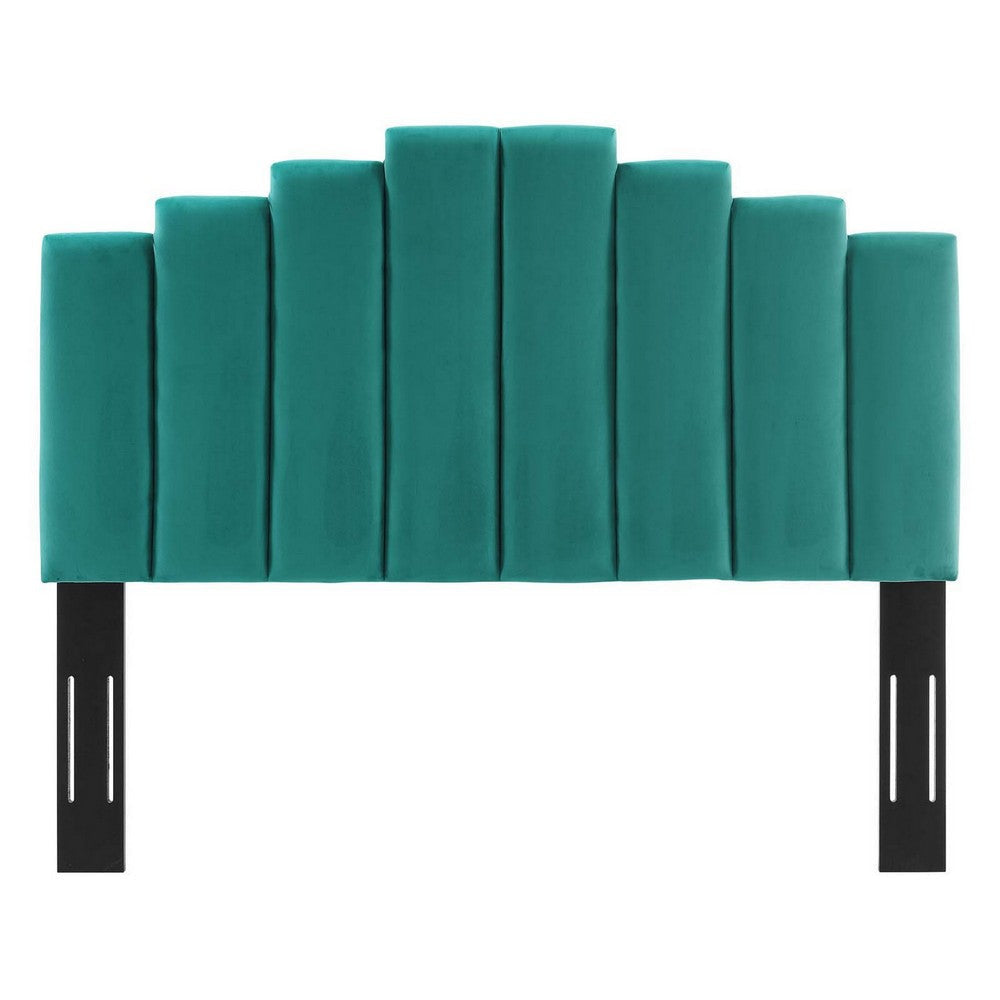 Modway Noelle Performance Velvet Full/Queen Headboard in Teal MDY-MOD-6277-TEA