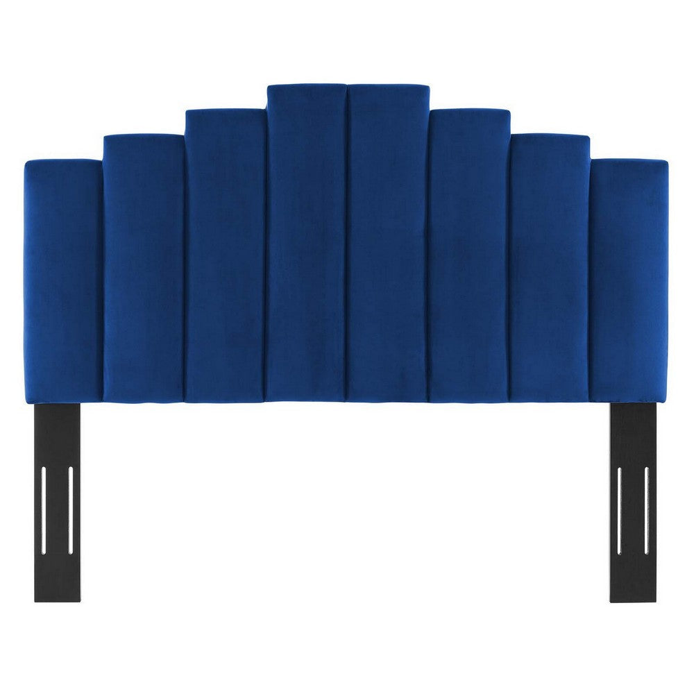 Modway Noelle Performance Velvet Headboard King/California King Navy MDY-MOD-6278-NAV