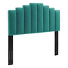 Modway Noelle Performance Velvet Headboard, King/California King, Teal