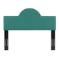 Modway Dawn Performance Velvet Headboard Twin Teal MDY-MOD-6302-TEA