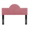 Modway Dawn Performance Velvet Headboard Full/Queen Dusty Rose MDY-MOD-6303-DUS