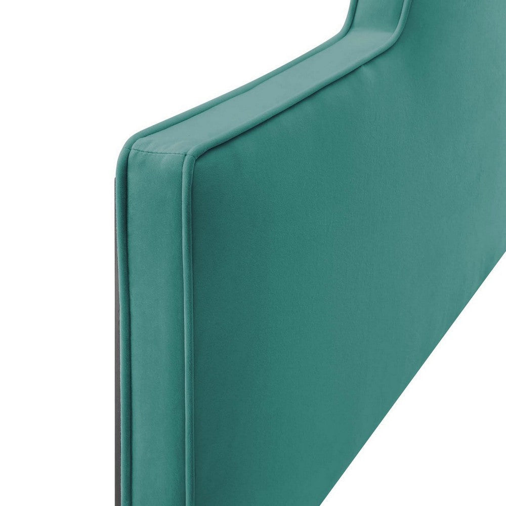 Modway Dawn Performance Velvet Headboard Full/Queen Teal MDY-MOD-6303-TEA