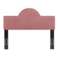 Modway Dawn Performance Velvet Headboard King/CA King Dusty Rose MDY-MOD-6304-DUS