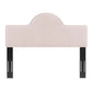 Modway Dawn Performance Velvet Headboard King/CA King Pink MDY-MOD-6304-PNK