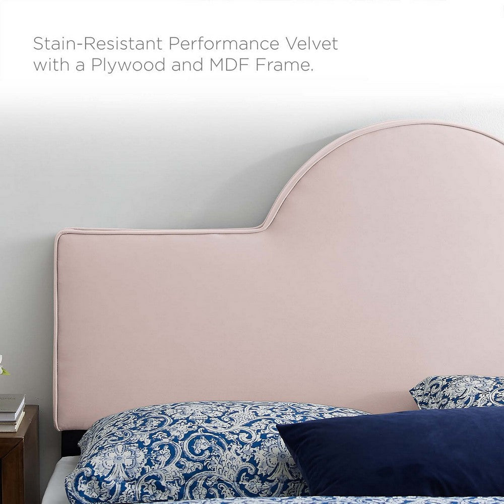 Modway Dawn Performance Velvet Headboard King/CA King Pink MDY-MOD-6304-PNK