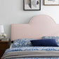 Modway Dawn Performance Velvet Headboard King/CA King Pink MDY-MOD-6304-PNK