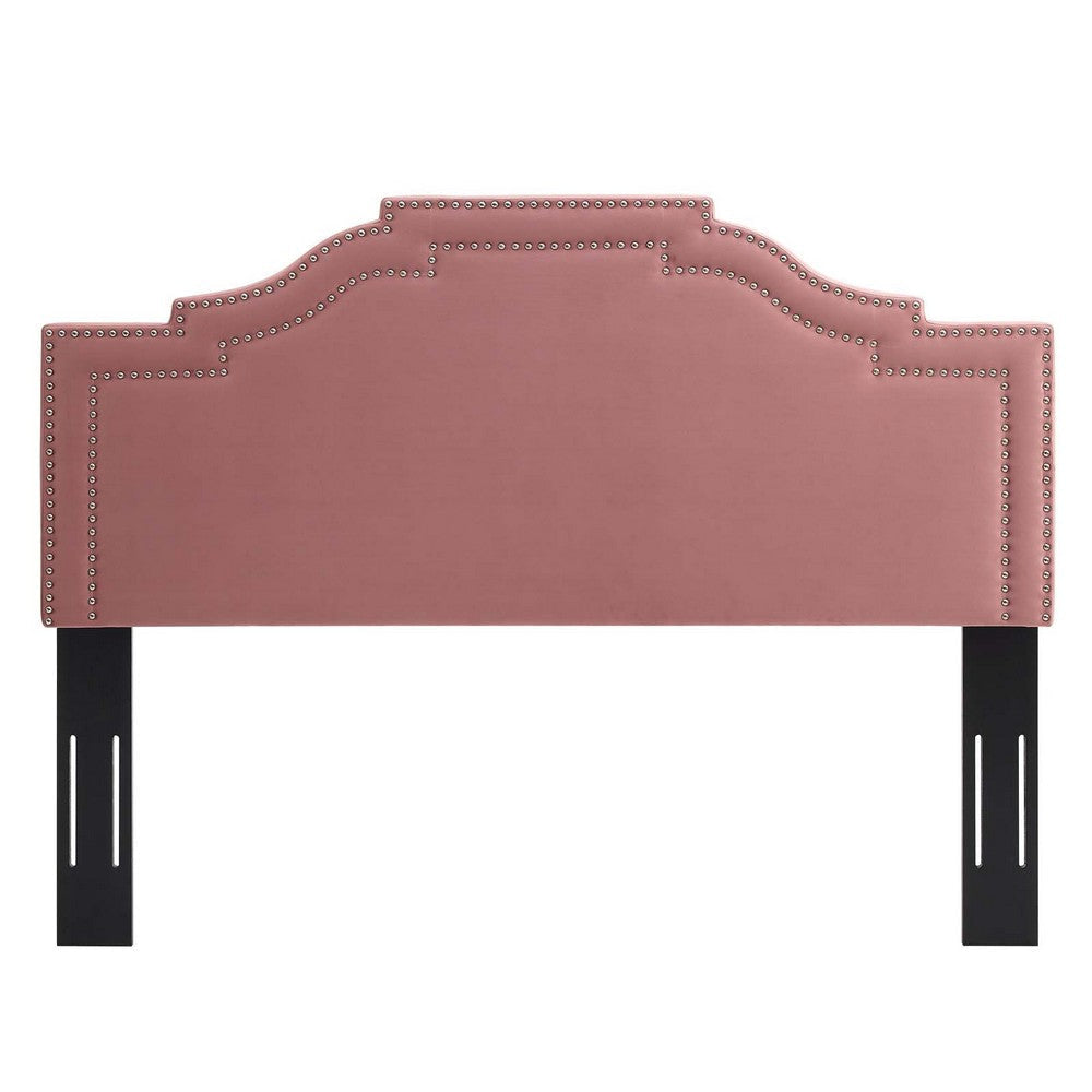 Lucia Full/Queen Performance Velvet Headboard - No Shipping Charges MDY-MOD-6312-DUS