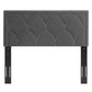 Greta Performance Velvet Twin Headboard - No Shipping Charges MDY-MOD-6320-CHA