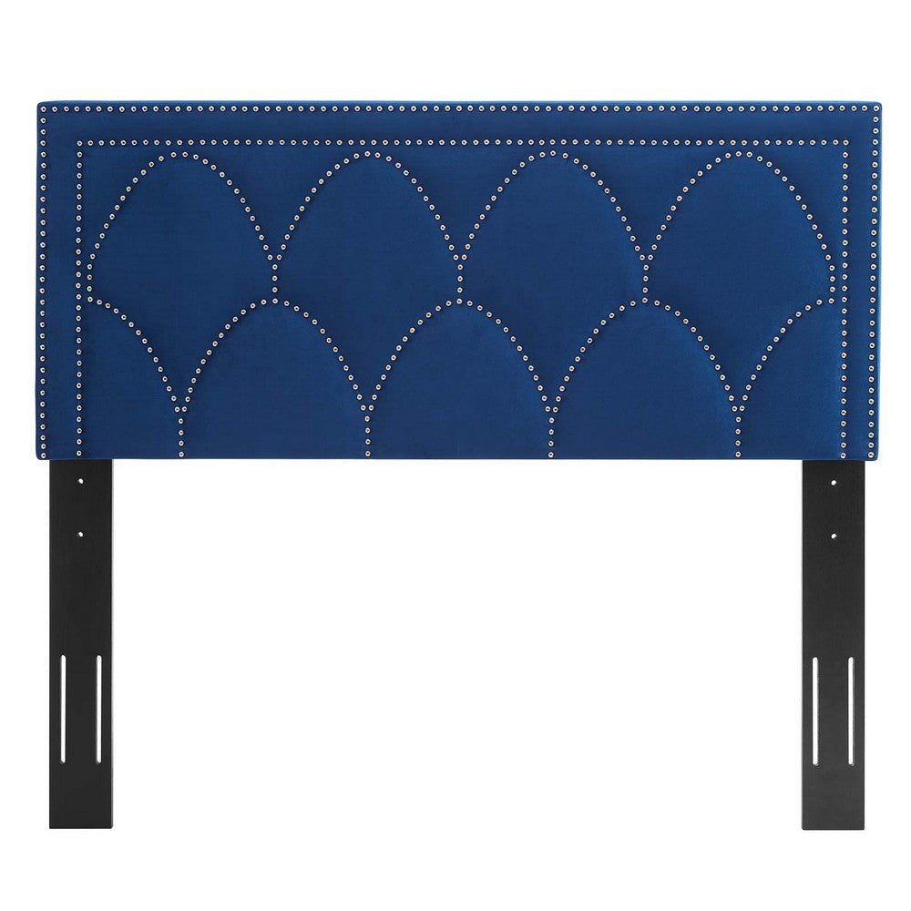 Greta Performance Velvet Twin Headboard - No Shipping Charges MDY-MOD-6320-DUS