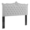 Modway Louisa headboards, Twin, Light Gray