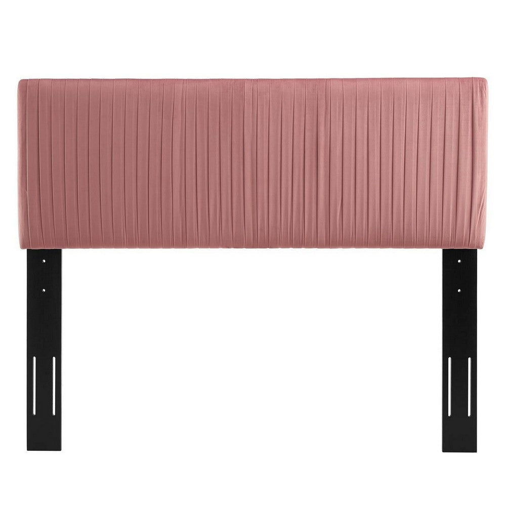 Eloise Channel Tufted Performance Velvet Full/Queen Headboard - No Shipping Charges MDY-MOD-6327-DUS