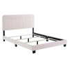 Celine Channel Tufted Performance Velvet King Bed - No Shipping Charges MDY-MOD-6329-DUS