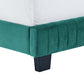 Modway Celine Channel Tufted Performance Velvet Bed King Teal MDY-MOD-6329-TEA