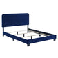 Modway Celine Channel Tufted Performance Velvet Full Bed in Navy MDY-MOD-6331-NAV