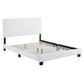 Celine Channel Tufted Performance Velvet Queen Platform Bed - No Shipping Charges MDY-MOD-6334-DUS