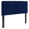 Milenna Channel Tufted Performance Velvet Twin Headboard