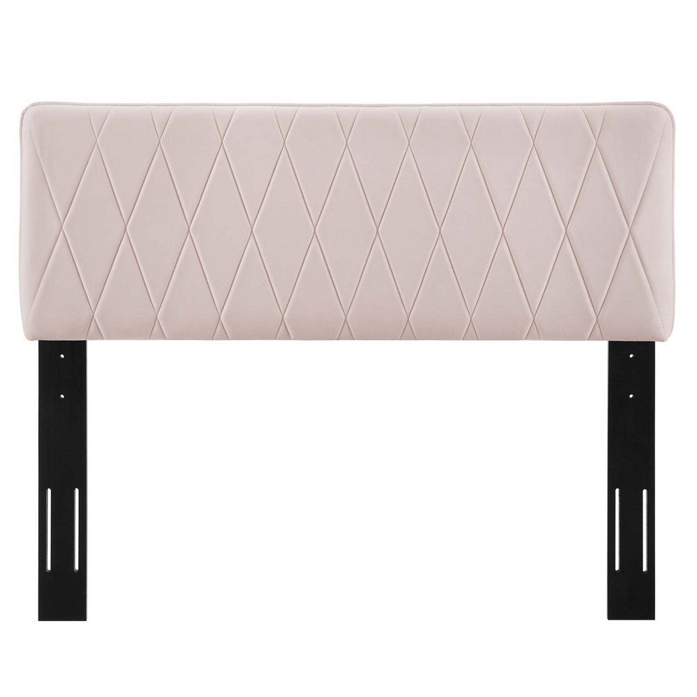 Modway Leila Performance Velvet Headboard King/Califronia King Pink MDY-MOD-6345-PNK