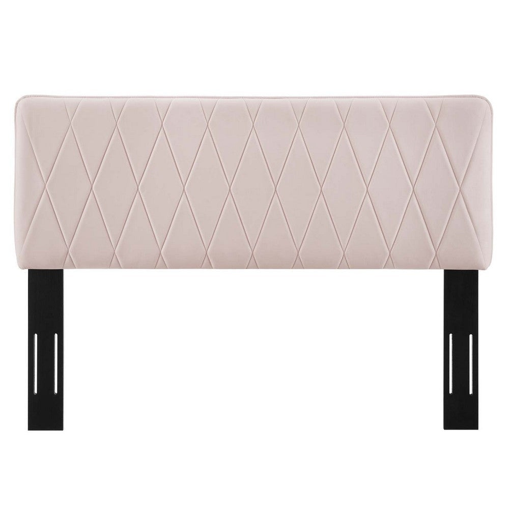 Modway Leila Performance Velvet Headboard King/Califronia King Pink MDY-MOD-6345-PNK