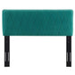 Modway Leila Performance Velvet Headboard King/Califronia King Teal MDY-MOD-6345-TEA