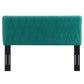 Modway Leila Performance Velvet Headboard King/Califronia King Teal MDY-MOD-6345-TEA