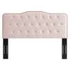 Sophia Tufted Performance Velvet Twin Headboard - No Shipping Charges MDY-MOD-6409-PNK