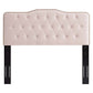 Sophia Tufted Performance Velvet Full/Queen Headboard - No Shipping Charges MDY-MOD-6410-PNK