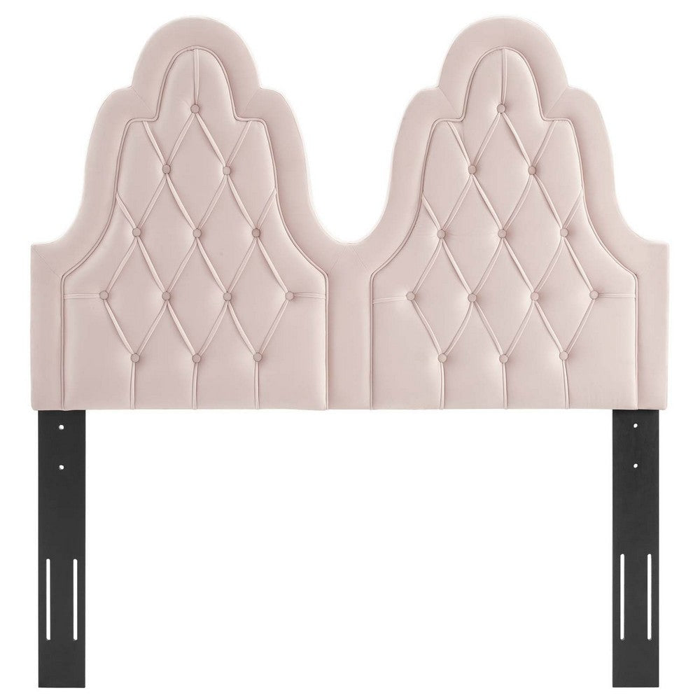 Modway Augustine Tufted Performance Velvet Headboard King/California King Pink MDY-MOD-6415-PNK