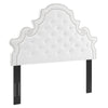 Modway Diana Tufted Performance Velvet Twin Headboard in White