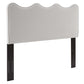 Modway Athena Performance Velvet King/California King Headboard in Light Gray