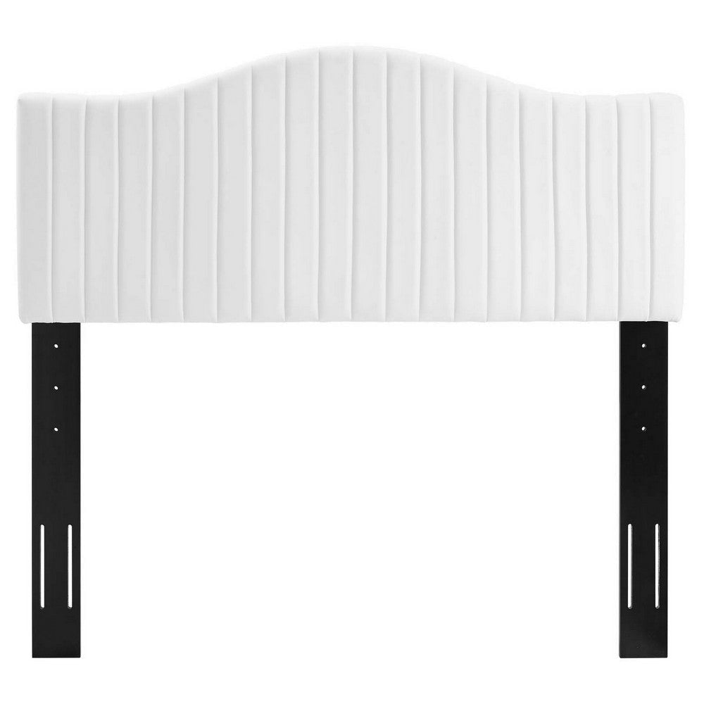 Brielle Channel Tufted Performance Velvet Twin Headboard - No Shipping Charges MDY-MOD-6558-CHA