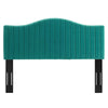 Modway Brielle Channel Tufted Performance Velvet Headboard Full/Queen Teal MDY-MOD-6559-TEA