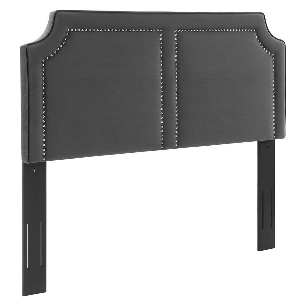 Modway Cynthia Performance Velvet Headboard, Twin, Charcoal