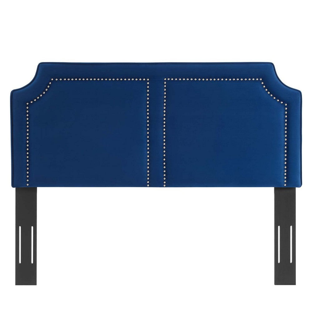 Modway Cynthia Performance Velvet Headboard Twin Navy MDY-MOD-6565-NAV