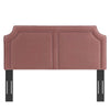 Cynthia Performance Velvet King/California King Headboard - No Shipping Charges MDY-MOD-6567-DUS