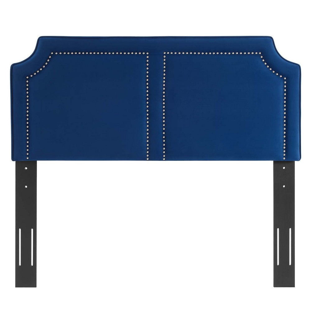 Modway Cynthia Velvet King Headboard with Navy Finish MOD-6567-NAV MDY-MOD-6567-NAV