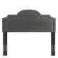 Belinda Performance Velvet Twin Headboard - No Shipping Charges MDY-MOD-6568-CHA