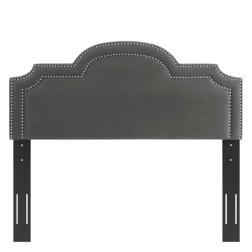 Belinda Performance Velvet Twin Headboard - No Shipping Charges MDY-MOD-6568-CHA