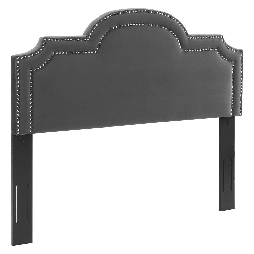 Modway Belinda Performance Velvet Headboard, Twin, Charcoal