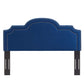 Modway Belinda Performance Velvet Twin Headboard with Navy Finish MOD-6568-NAV MDY-MOD-6568-NAV