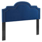 Belinda Performance Velvet Twin Headboard - No Shipping Charges