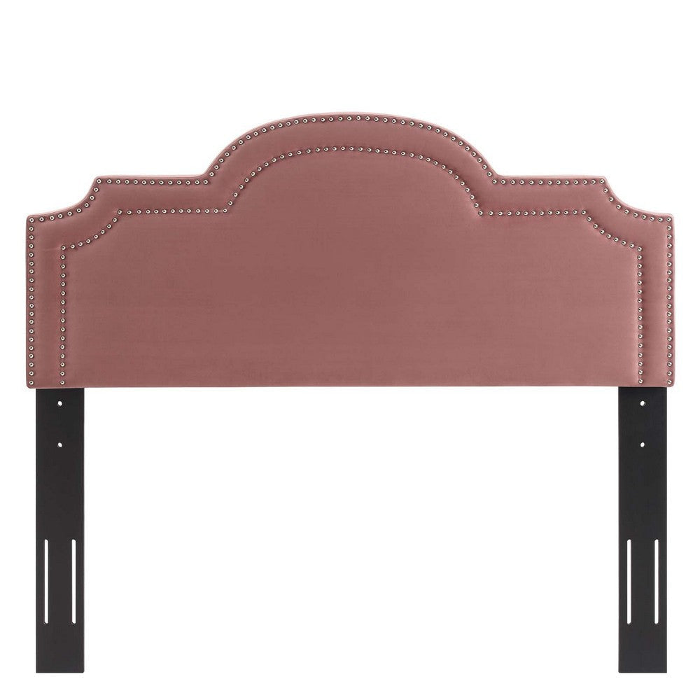 Modway Belinda Performance Velvet Headboard King/California King Dusty Rose MDY-MOD-6570-DUS