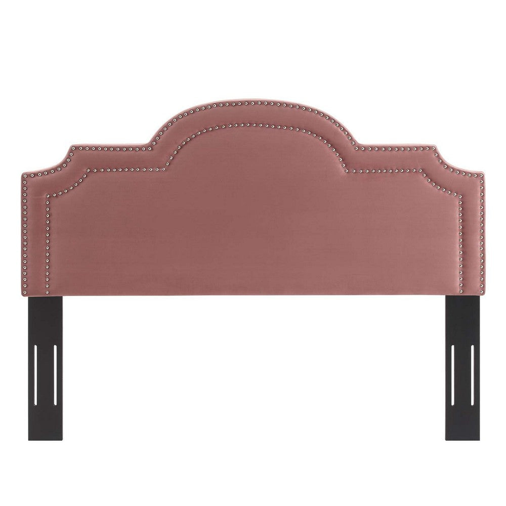 Belinda Performance Velvet King/California King Headboard - No Shipping Charges MDY-MOD-6570-CHA