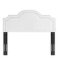 Belinda Performance Velvet King/California King Headboard - No Shipping Charges MDY-MOD-6570-WHI