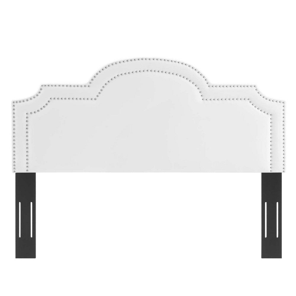 Belinda Performance Velvet King/California King Headboard - No Shipping Charges MDY-MOD-6570-WHI