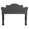 Evangeline Performance Velvet Twin Headboard - No Shipping Charges MDY-MOD-6571-CHA