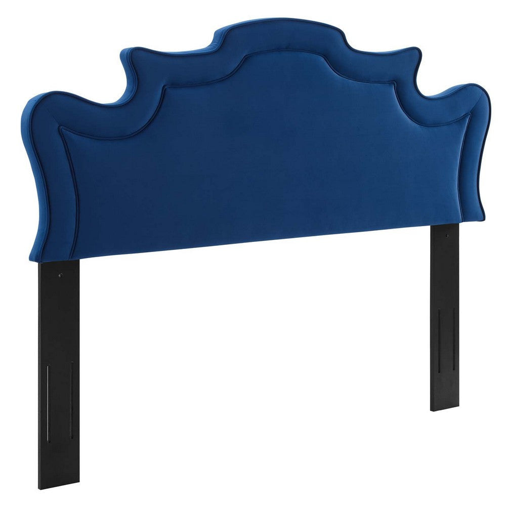 Modway Evangeline Performance Velvet Headboard, Twin, Navy