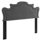 Modway Evangeline Performance Velvet Headboard, Full/Queen, Charcoal