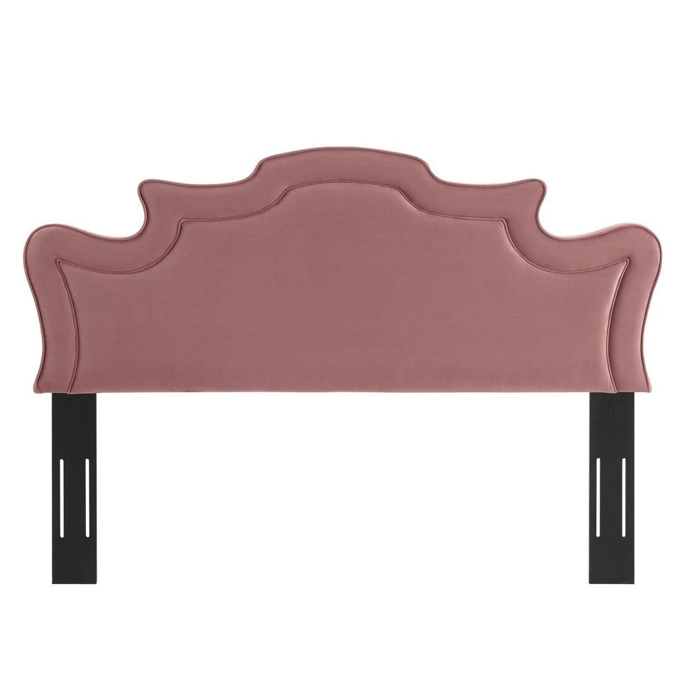 Modway Evangeline Performance Velvet Headboard King/California King Dusty Rose MDY-MOD-6573-DUS