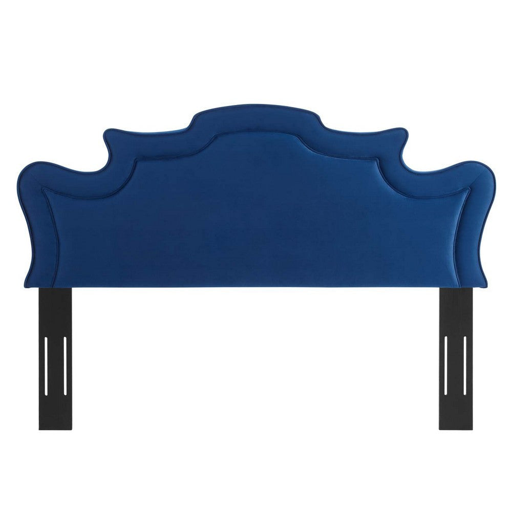 Modway Evangeline Performance Velvet Headboard King/California King Navy MDY-MOD-6573-NAV