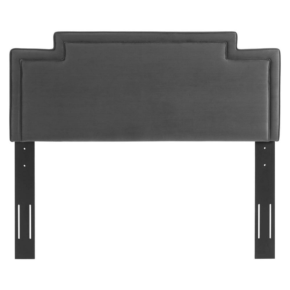 Transfix Performance Velvet Twin Headboard - No Shipping Charges MDY-MOD-6574-CHA